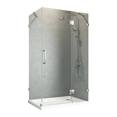 Бічна стінка до кабіни Koer SR SW04-80x200-TR-01 прозоре скло Easy Clean 10мм, хром (KR5389)