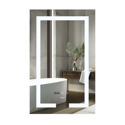 Дзеркало Mixxus Hard MR06-50x80 (годинник, LED-підсвічування, антизапотівання) (MI6011)