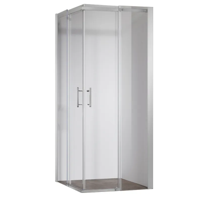 Душова кабіна без піддону Koer SR SC03-90x90x200-TR-01 прозоре скло Easy Clean 6мм, хром (KR5356)