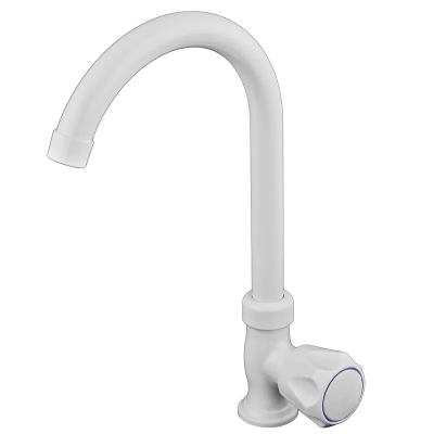 Кран для холодної води Plamix Mono-005 White (PM0675)