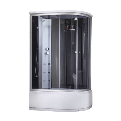 Lidz 4мм основне фіксоване скло тоноване Gray TANI SBM120x80L.HIGH.GR