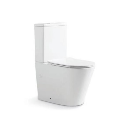 Унітаз підлоговий Qtap Swan Ultra Quiet з сидінням Soft-close 640x360x835 мм QT16222182TW White